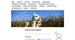 Desktop Screenshot of huegellandalpakas.at